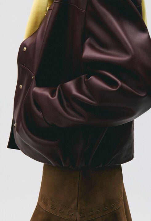 Blouson cuir court