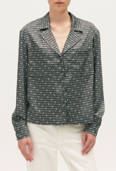 Chemise fluide imprimée