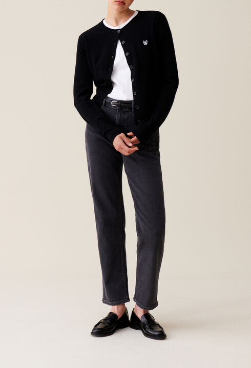 Cardigan Jean Toto laine 