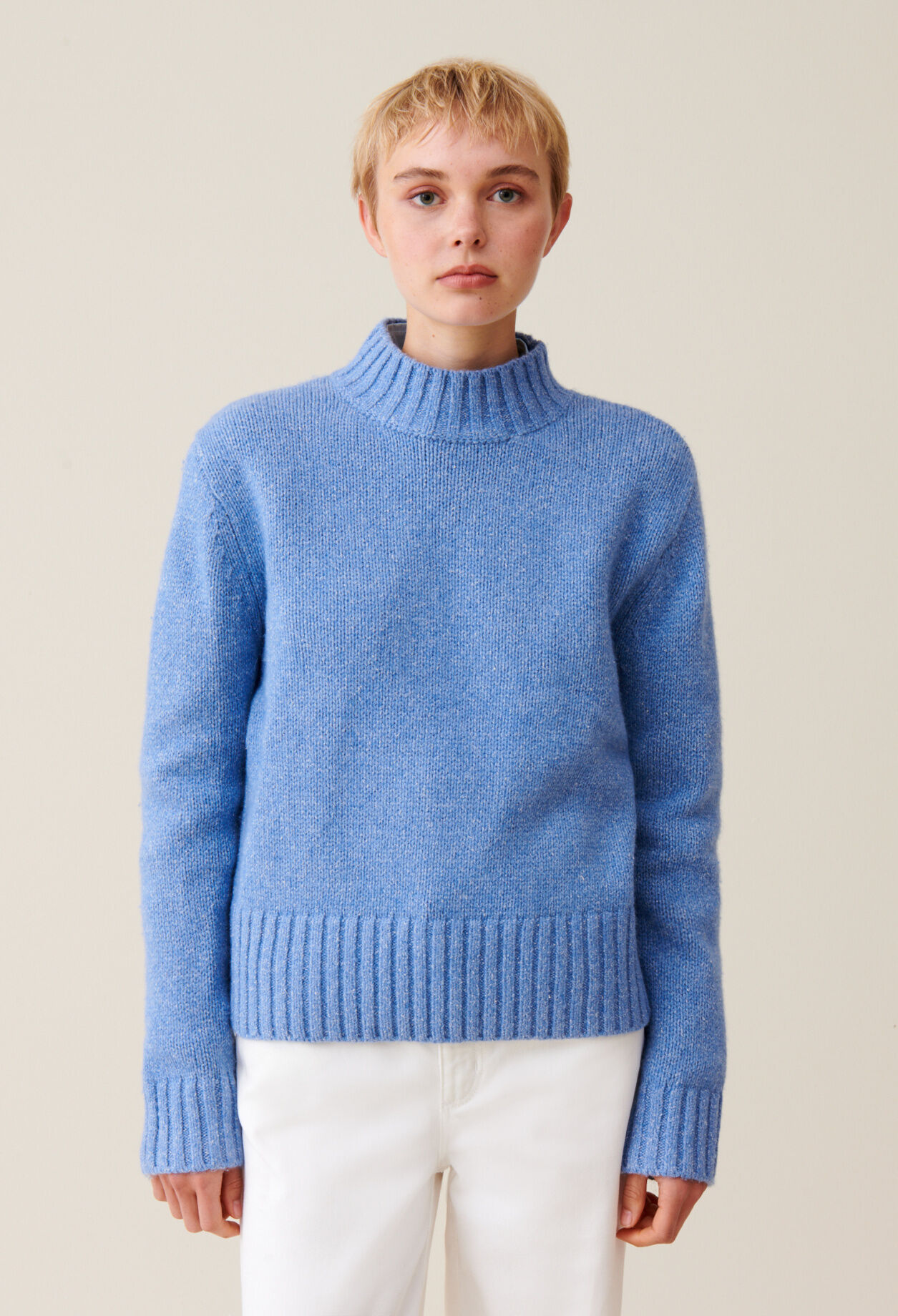 Pull col cheminée