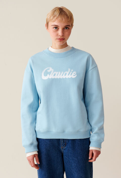 Sweatshirt ample imprimé Claudie