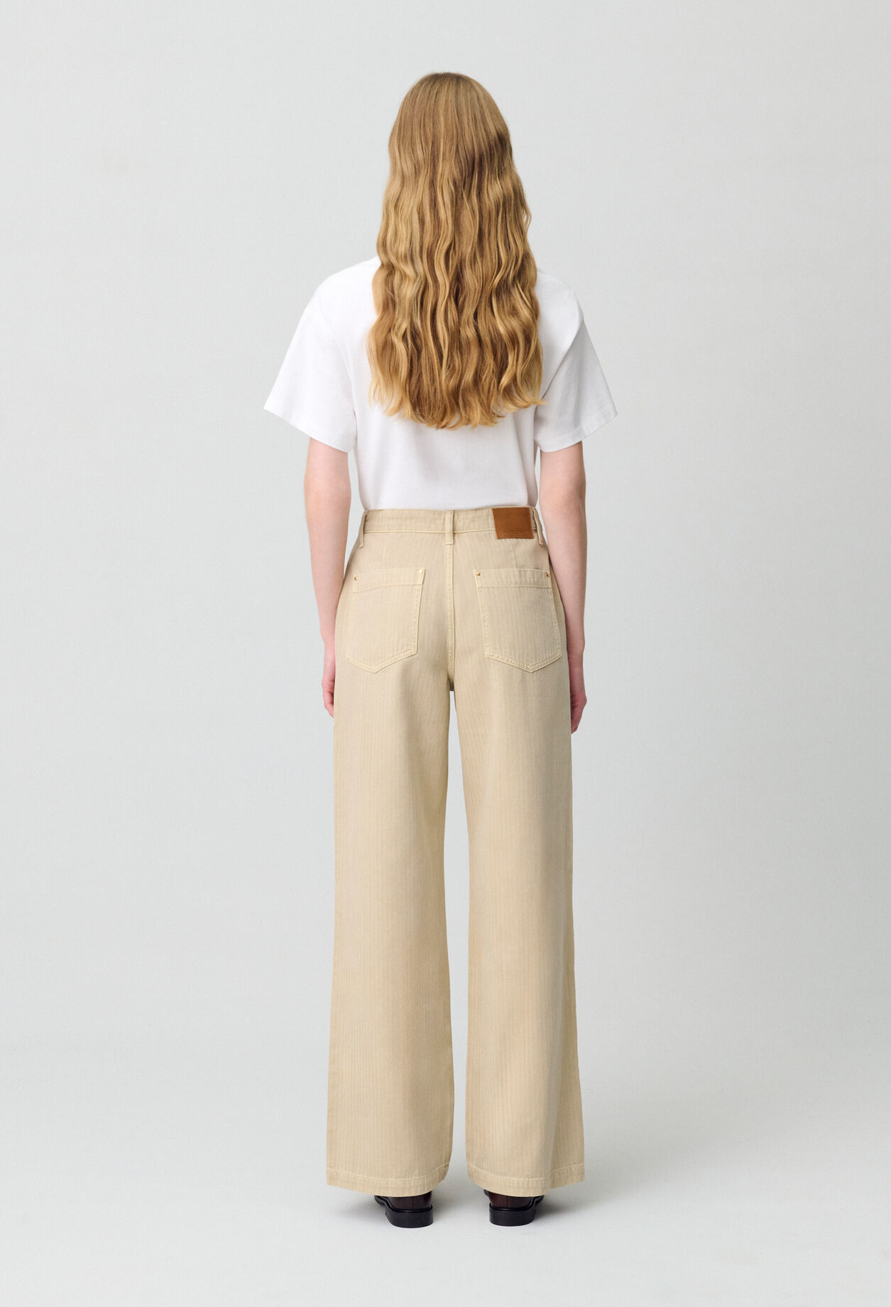 Jean denim droit