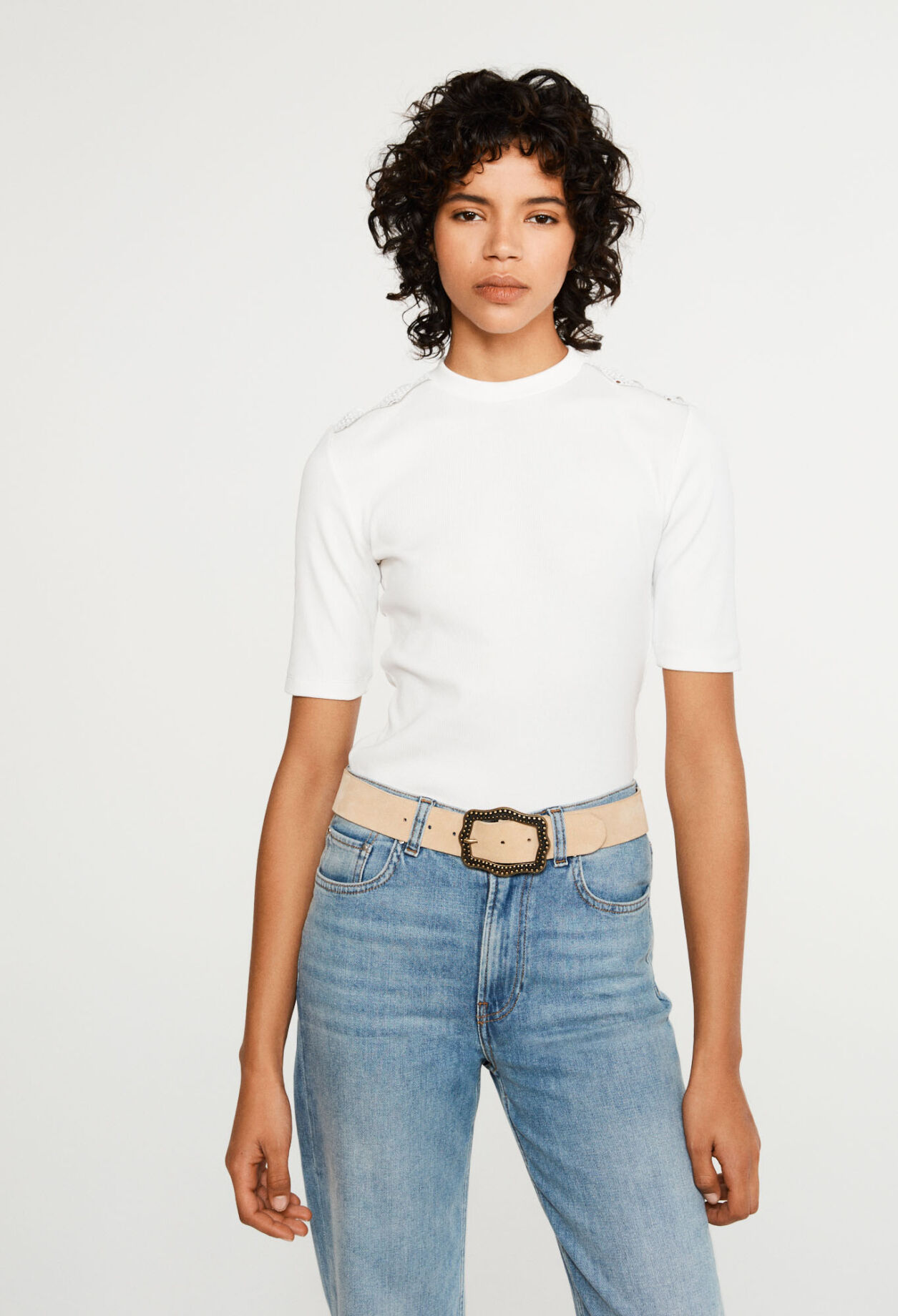 T-shirt en dentelle