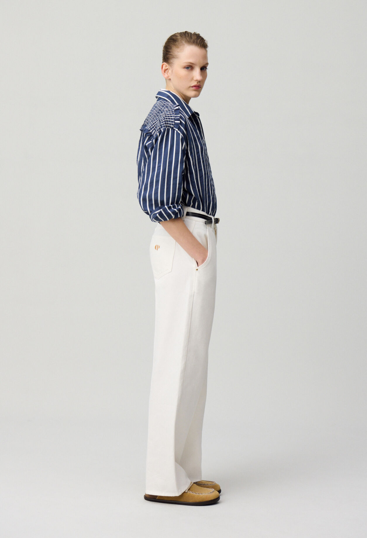 Chemise fluide rayée