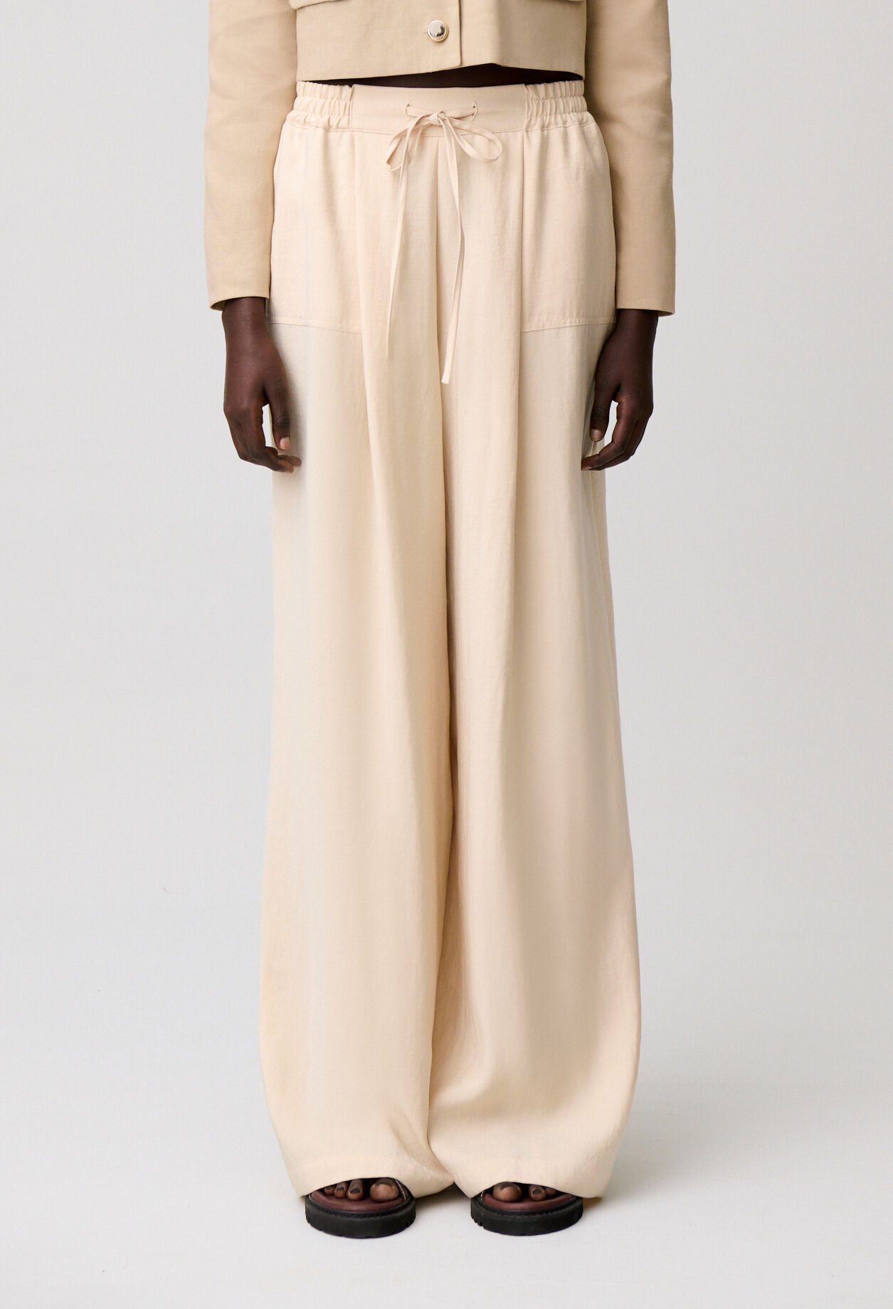 Pantalon tailleur droit
