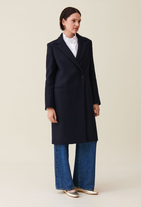 Manteau mi-long tailleur
