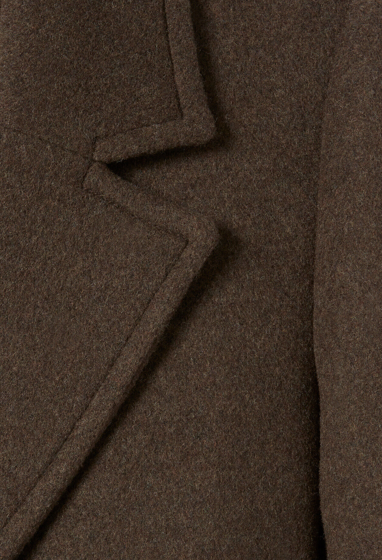 Manteau long laine