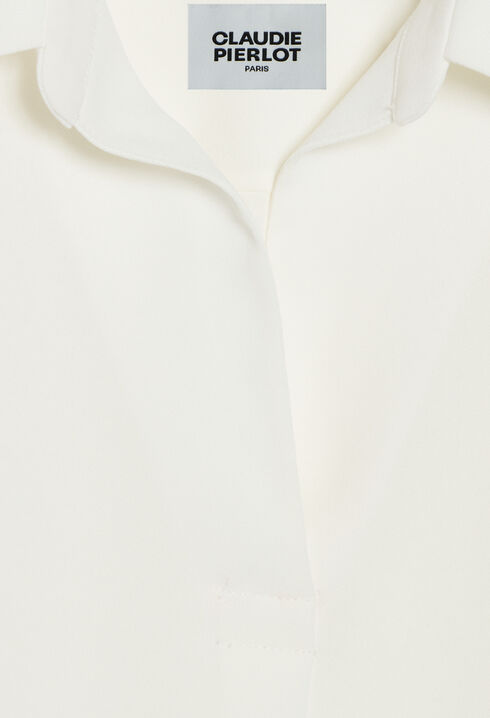 Blouse fluide écrue
