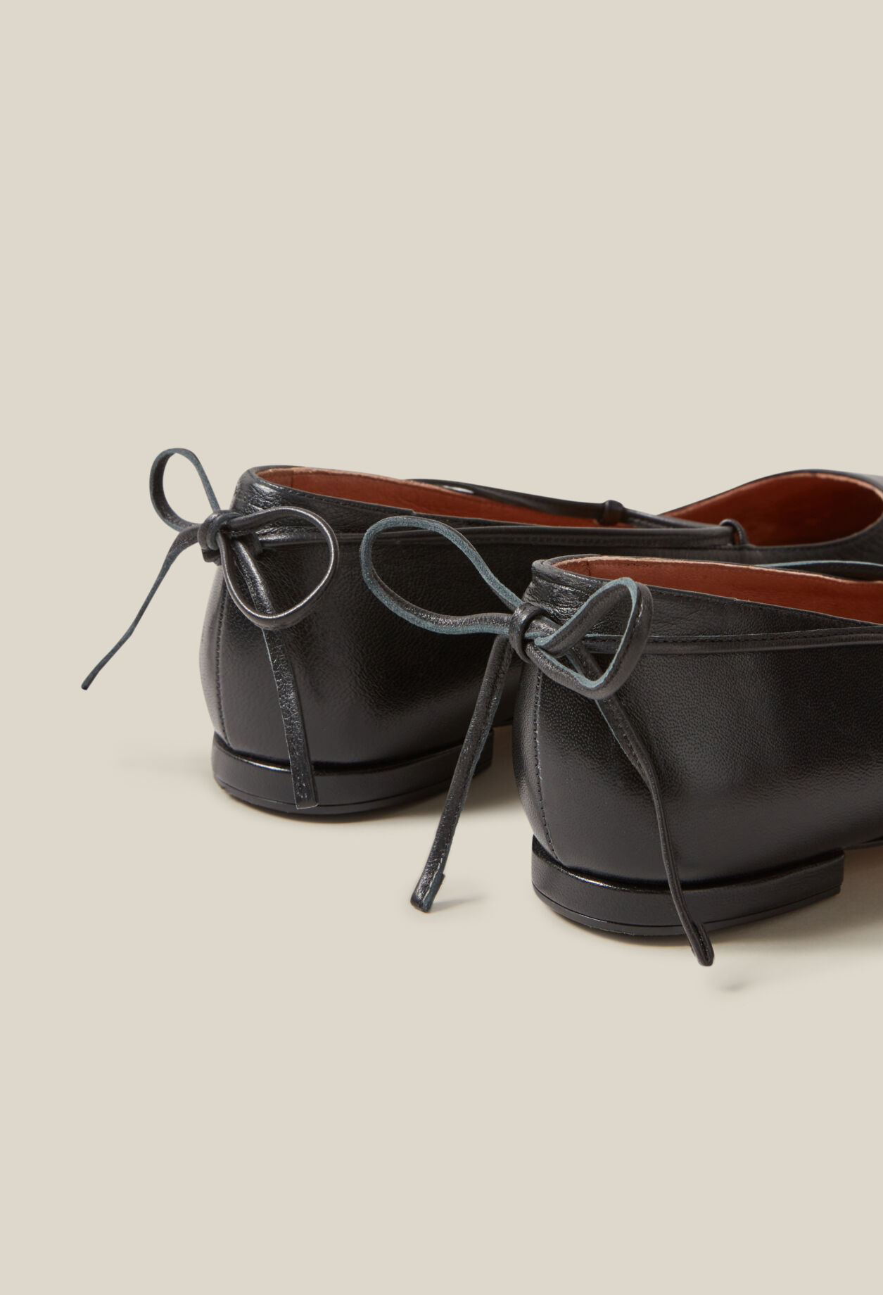 Ballerines cuir noir