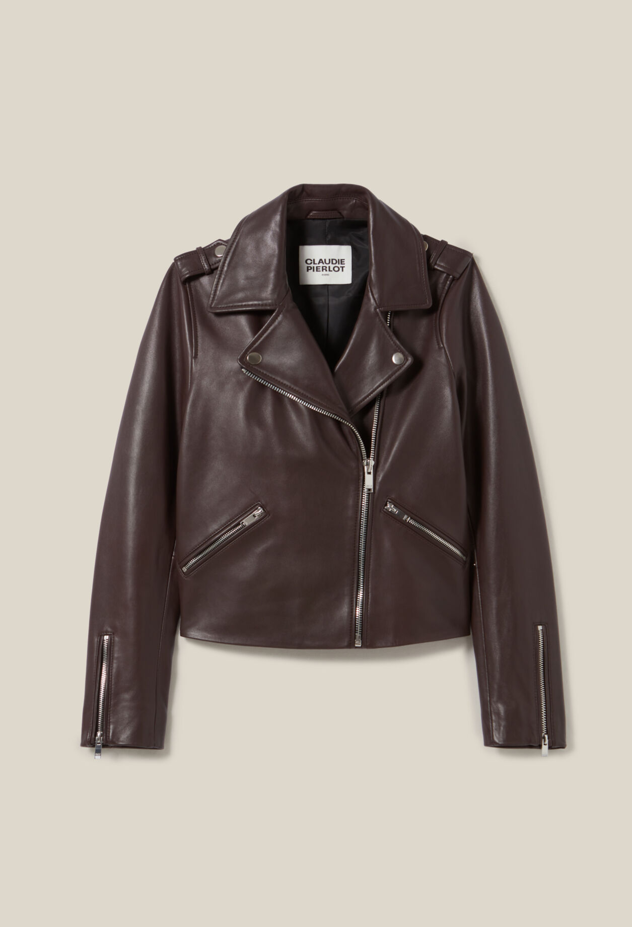 Claudie pierlot veste cuir hot sale