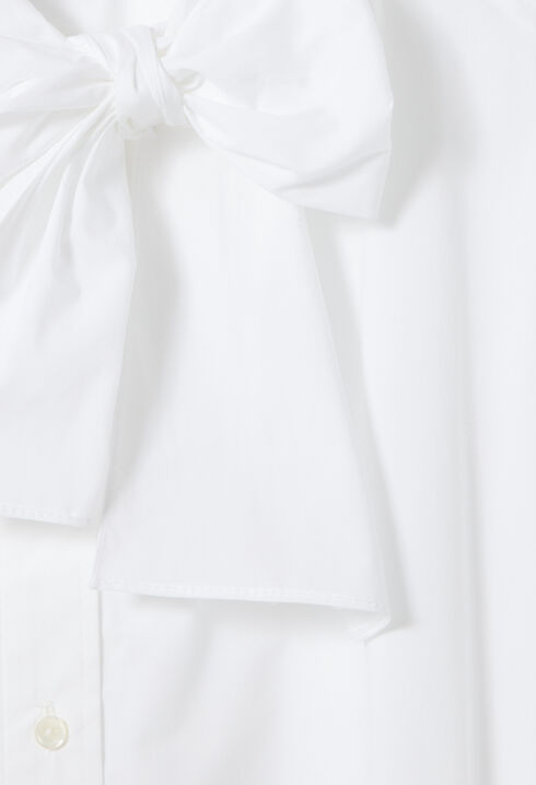 Chemise popeline col lavalli&egrave;re