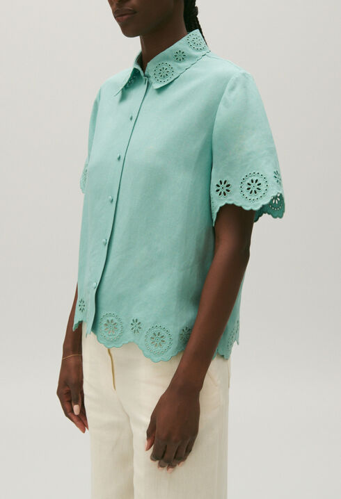 Chemise broderie anglaise