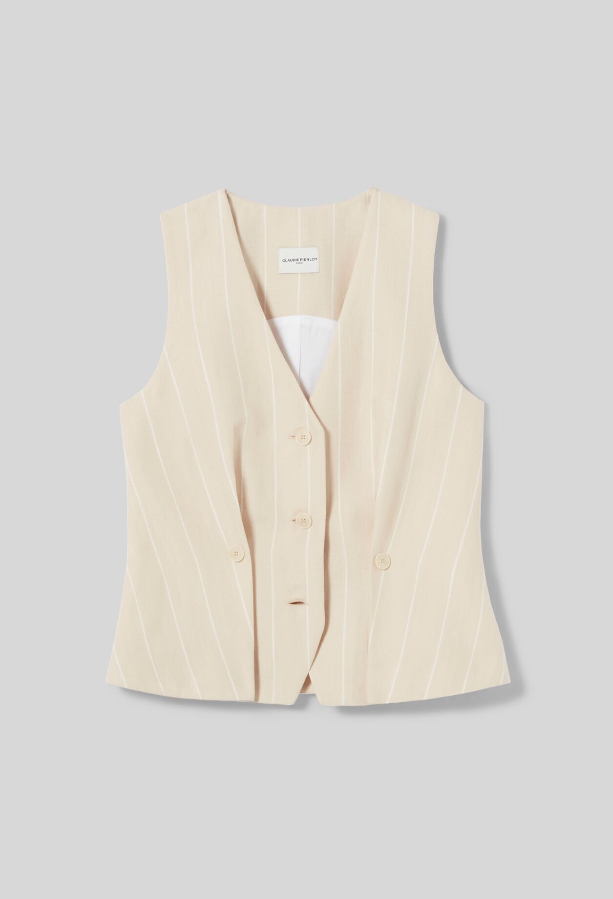 Gilet costume sans manche