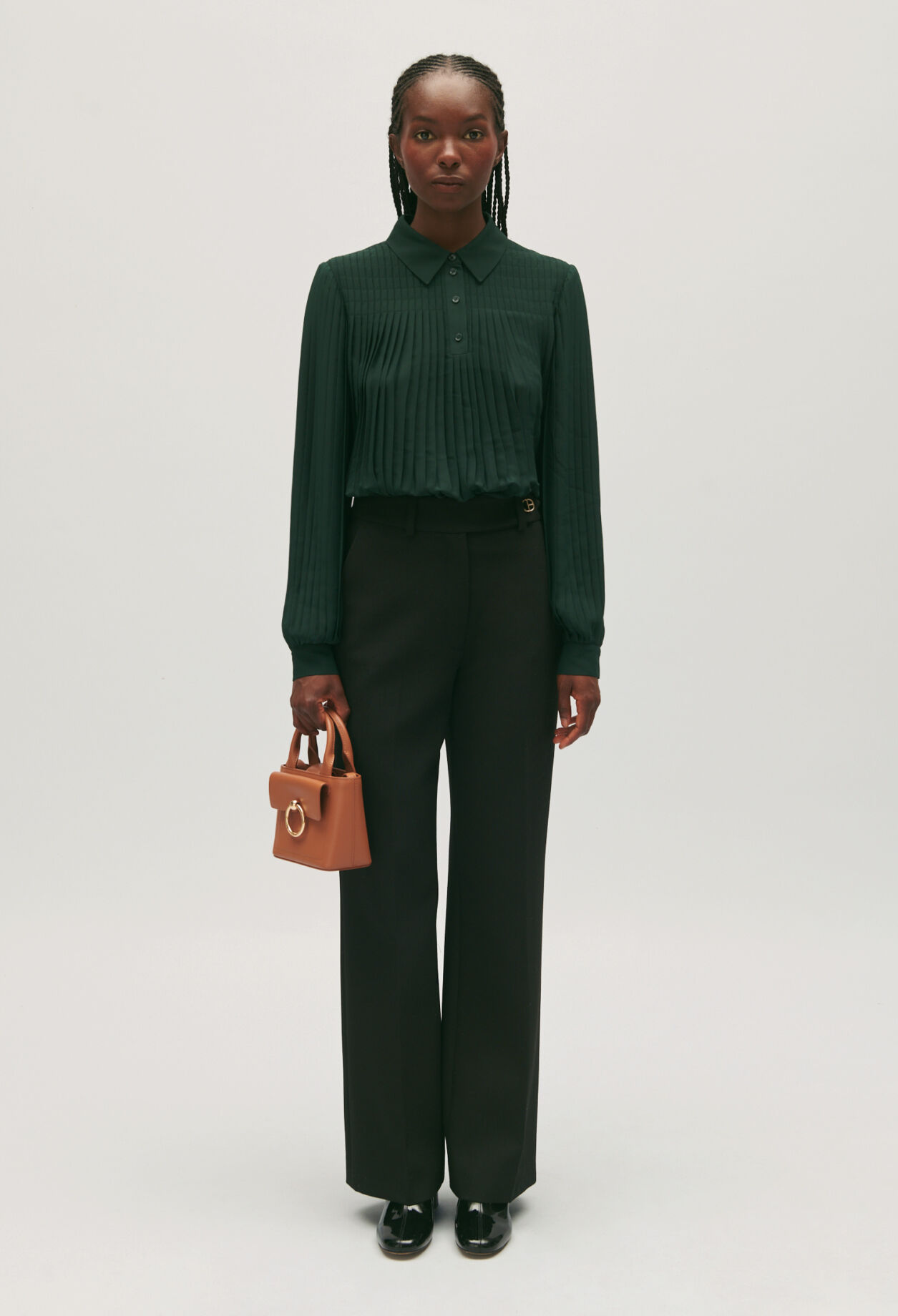 Chemisier plisse pour femme Claudie Pierlot
