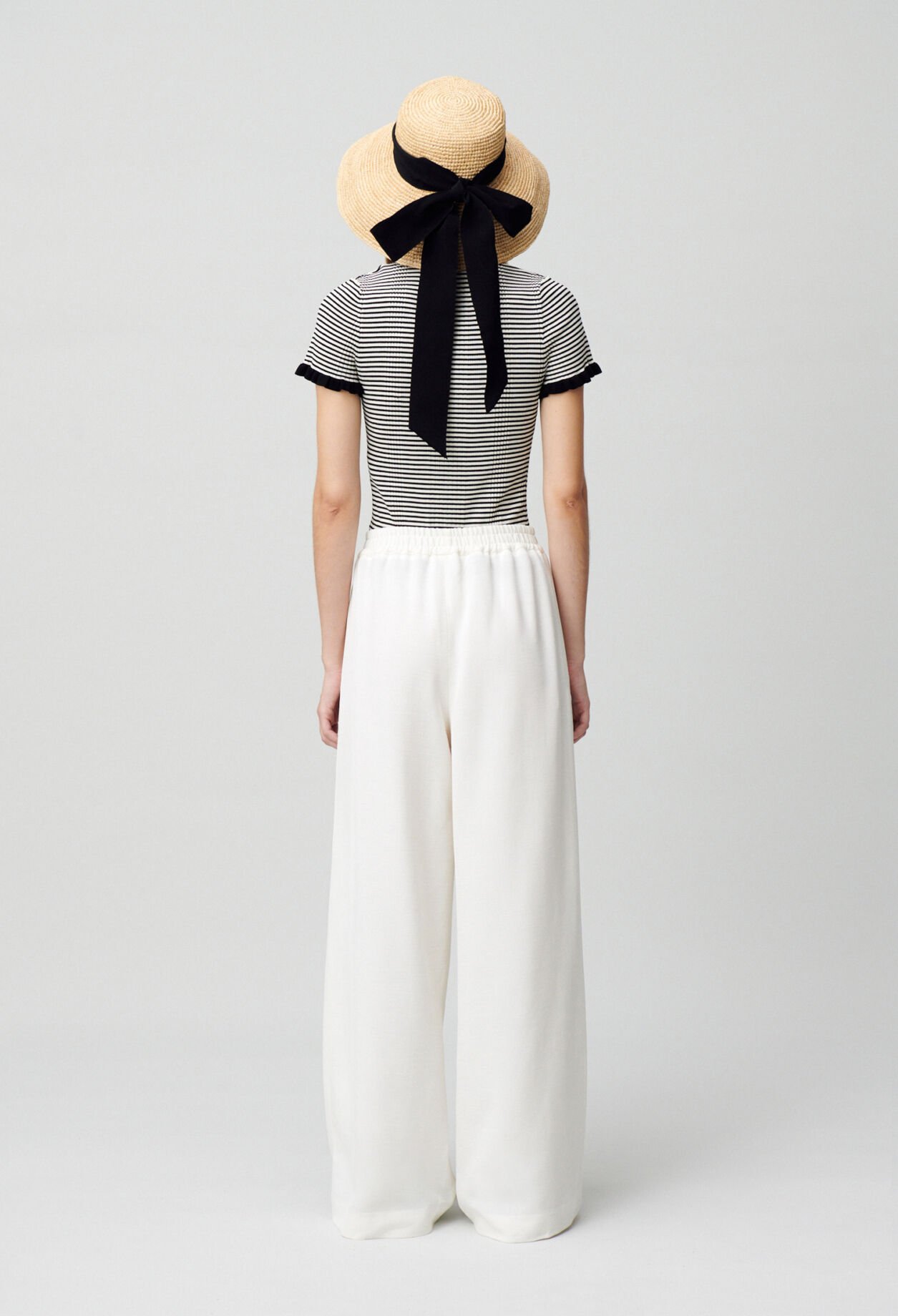 Pantalon fluide élastiqué
