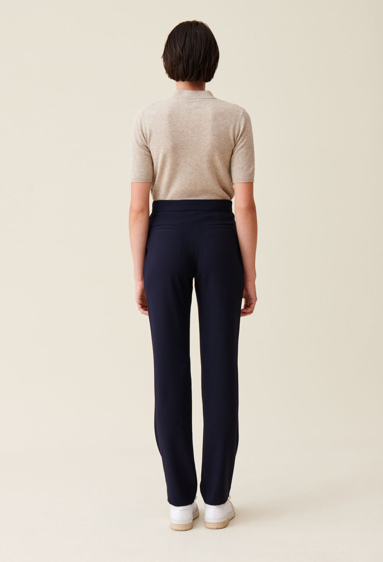 Pantalon tailleur bleu marine