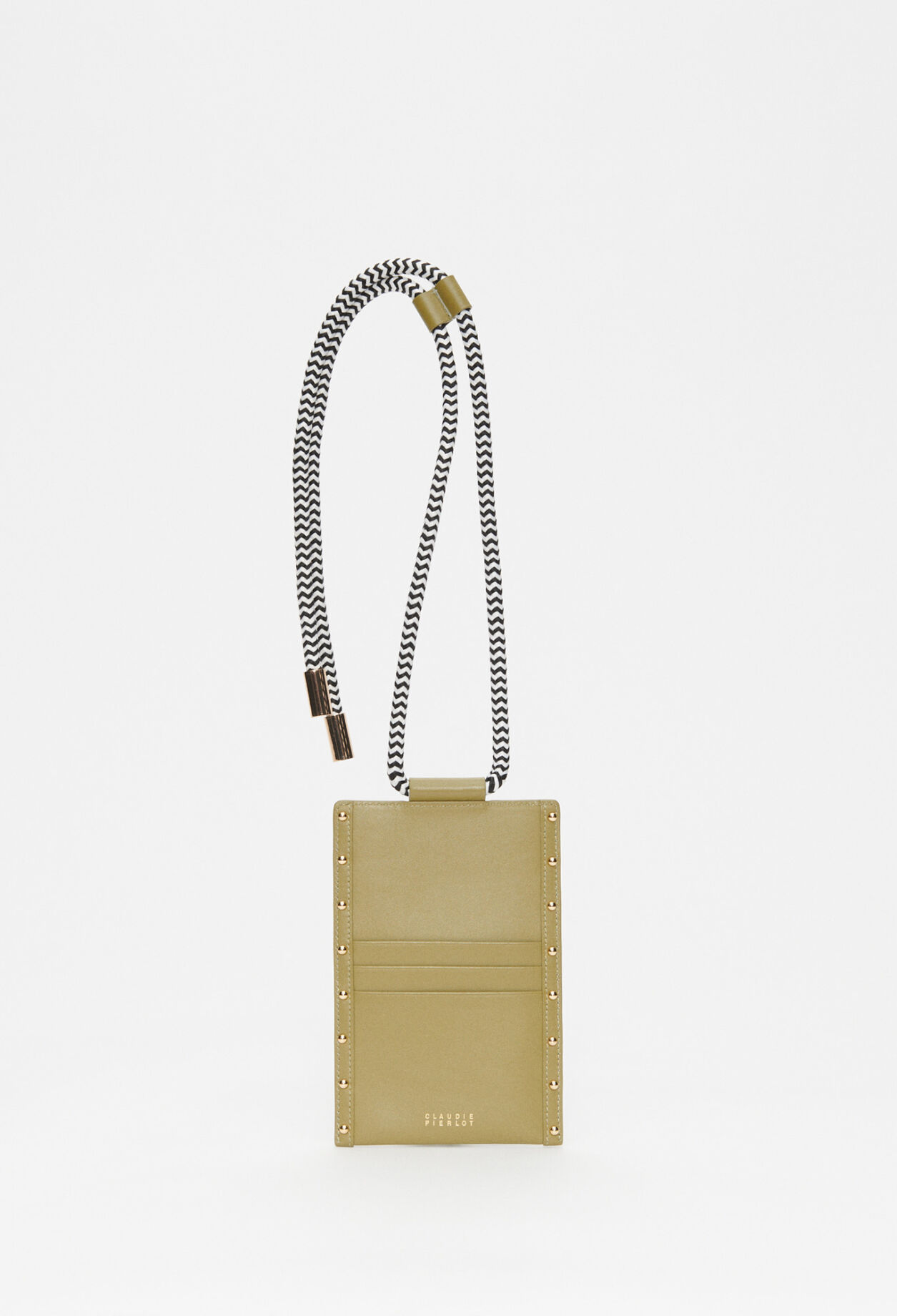 Pochette à cordon en cuir responsable
