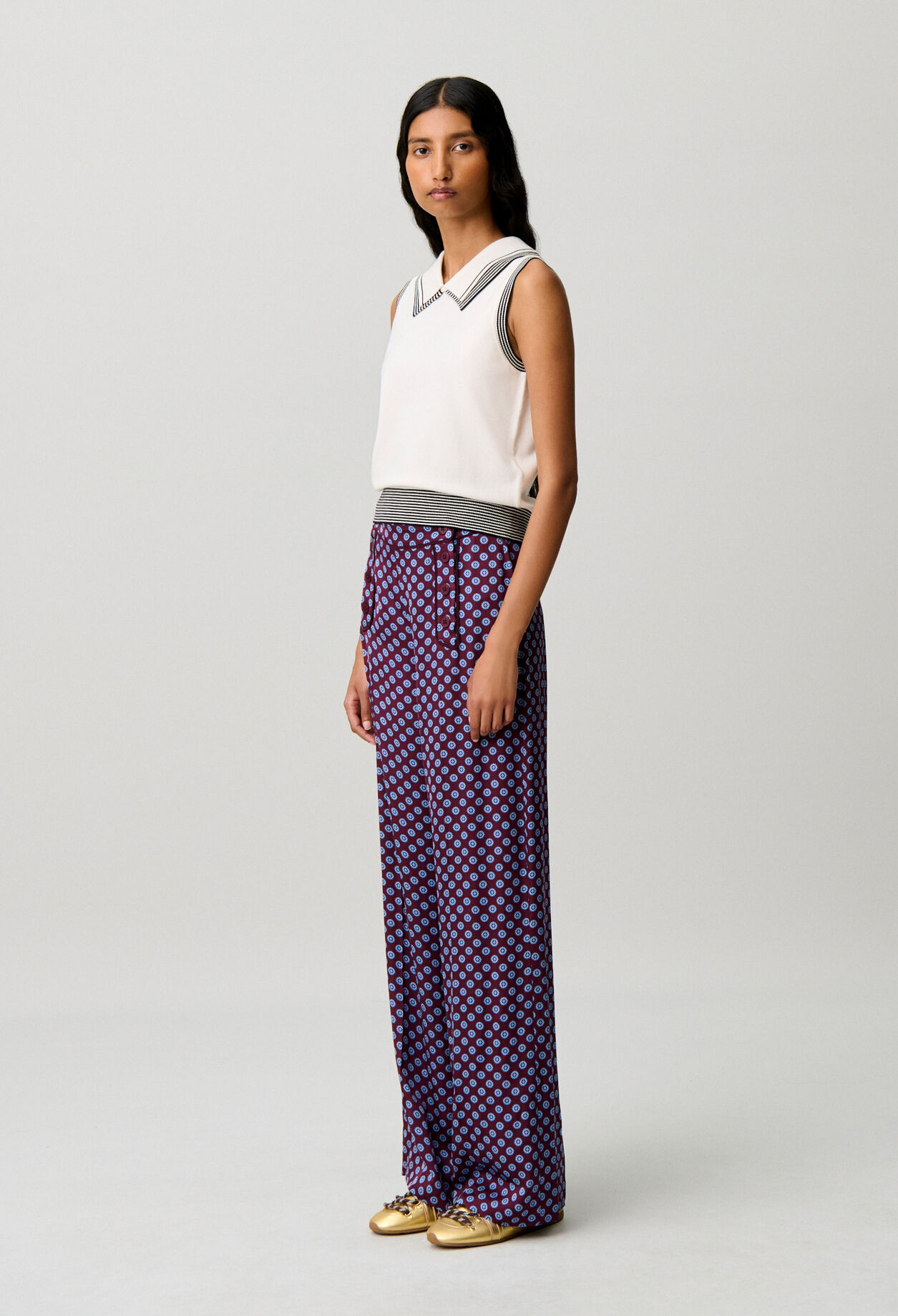 Top maille ray&eacute;