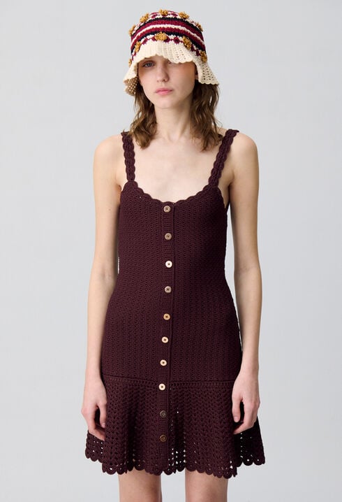 Robe courte crochet