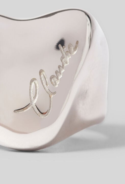 Bague chevalière cœur