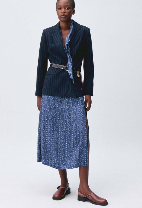 Robe fluide imprim&eacute;e