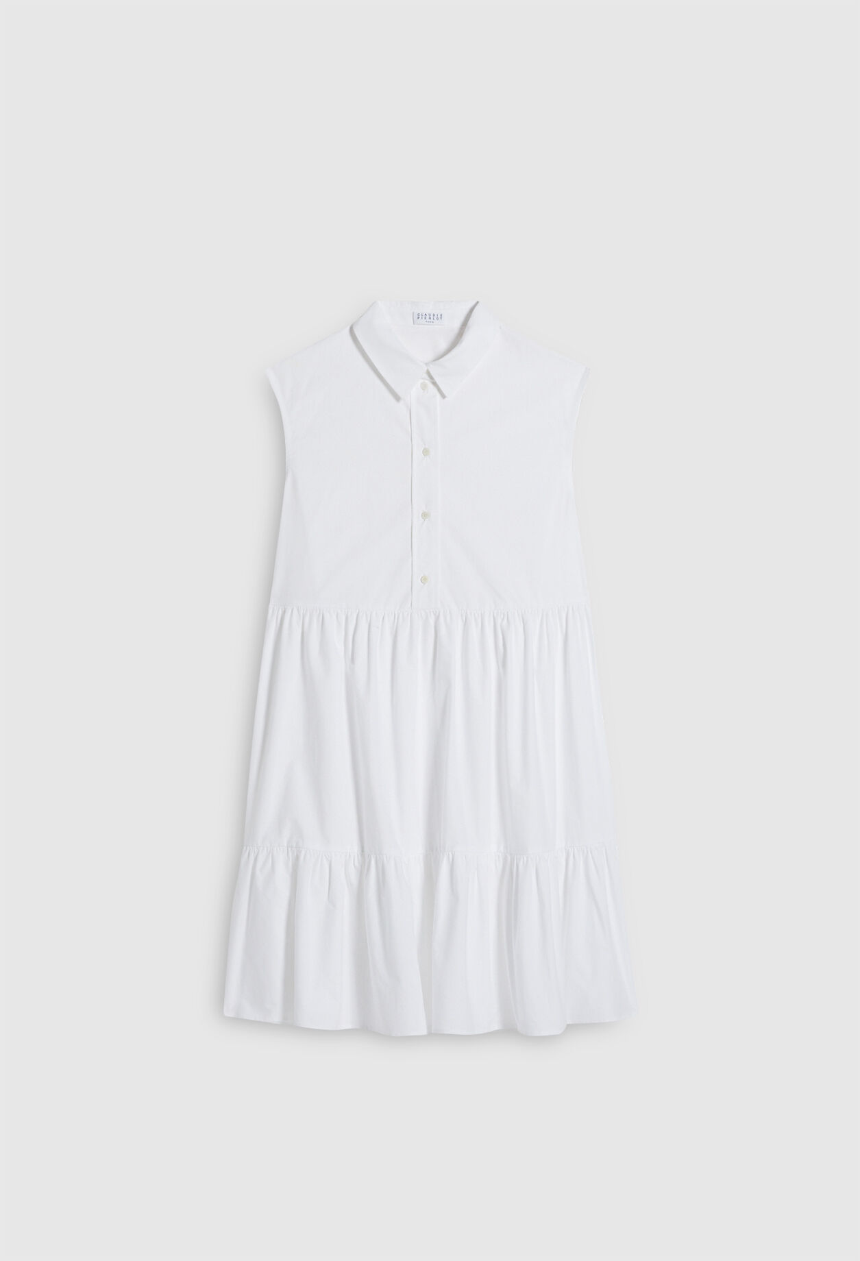 Robe sans manche évasée