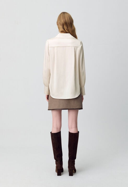 Blouse fluide plissée