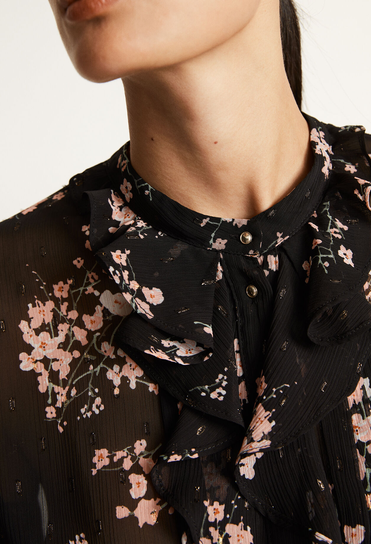 Chemise à fleurs
