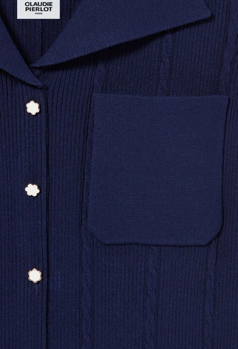 Robe mi-longue en maille