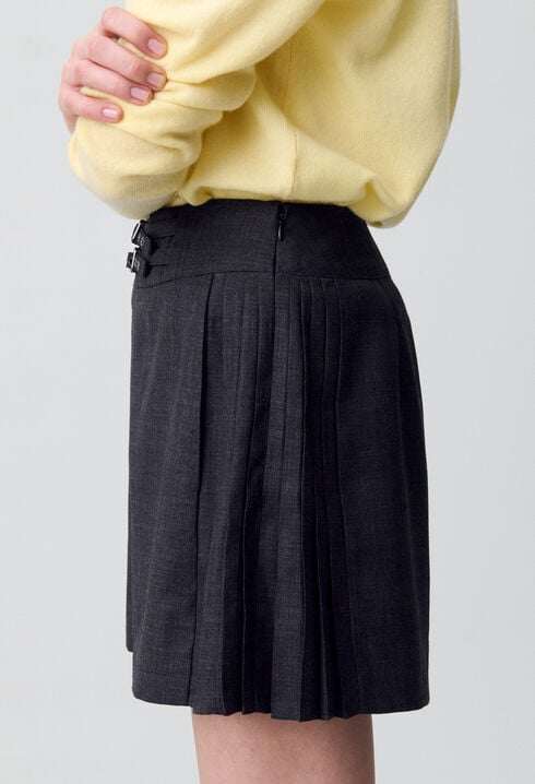 Short large à plis