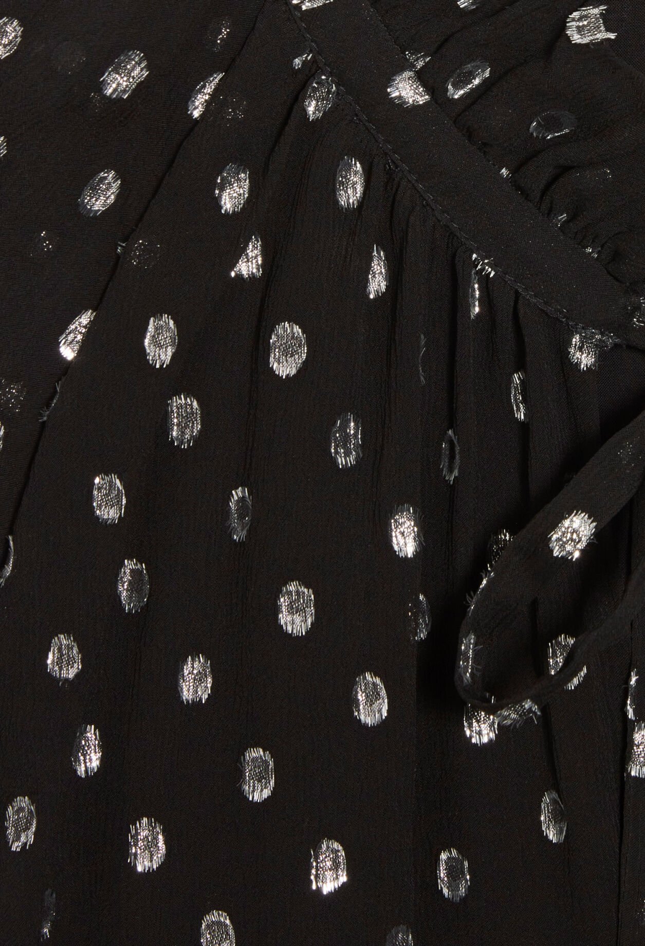 Chemisier pois noir