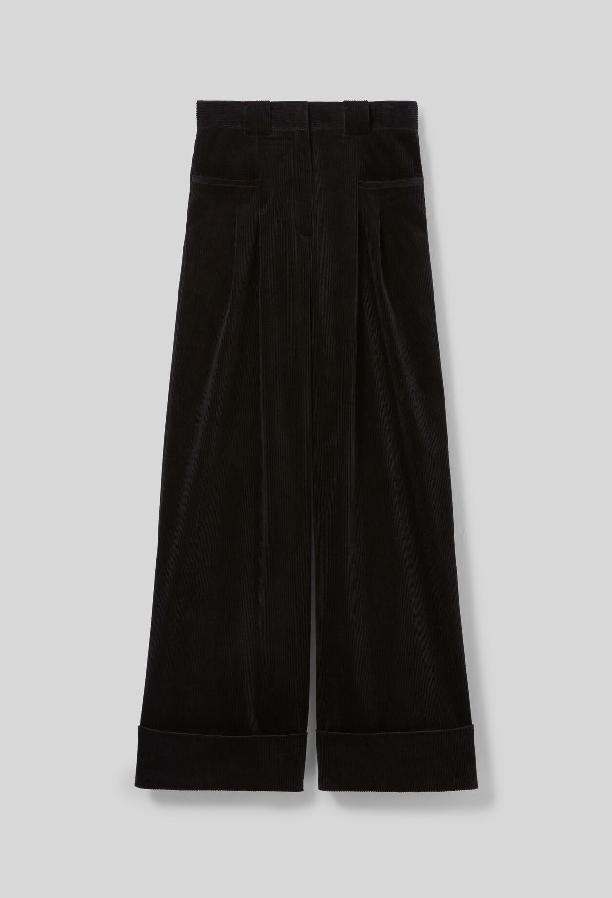 Pantalon large velours