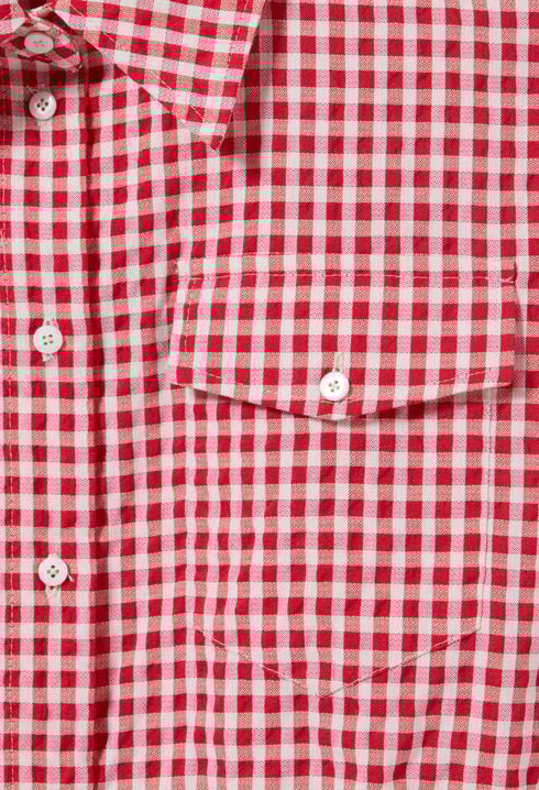 Chemise à carreaux vichy