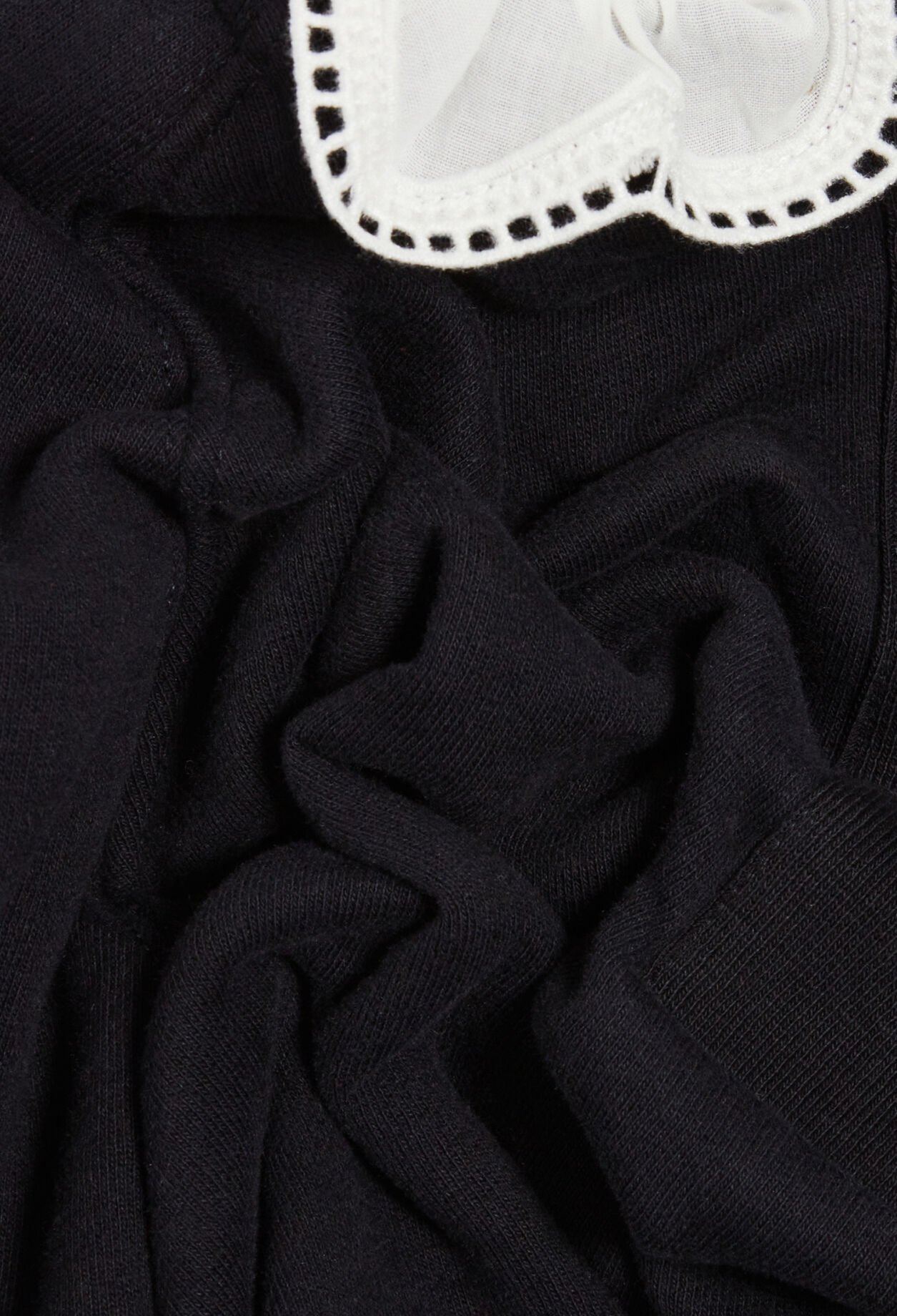 Sweatshirt col amovible marine