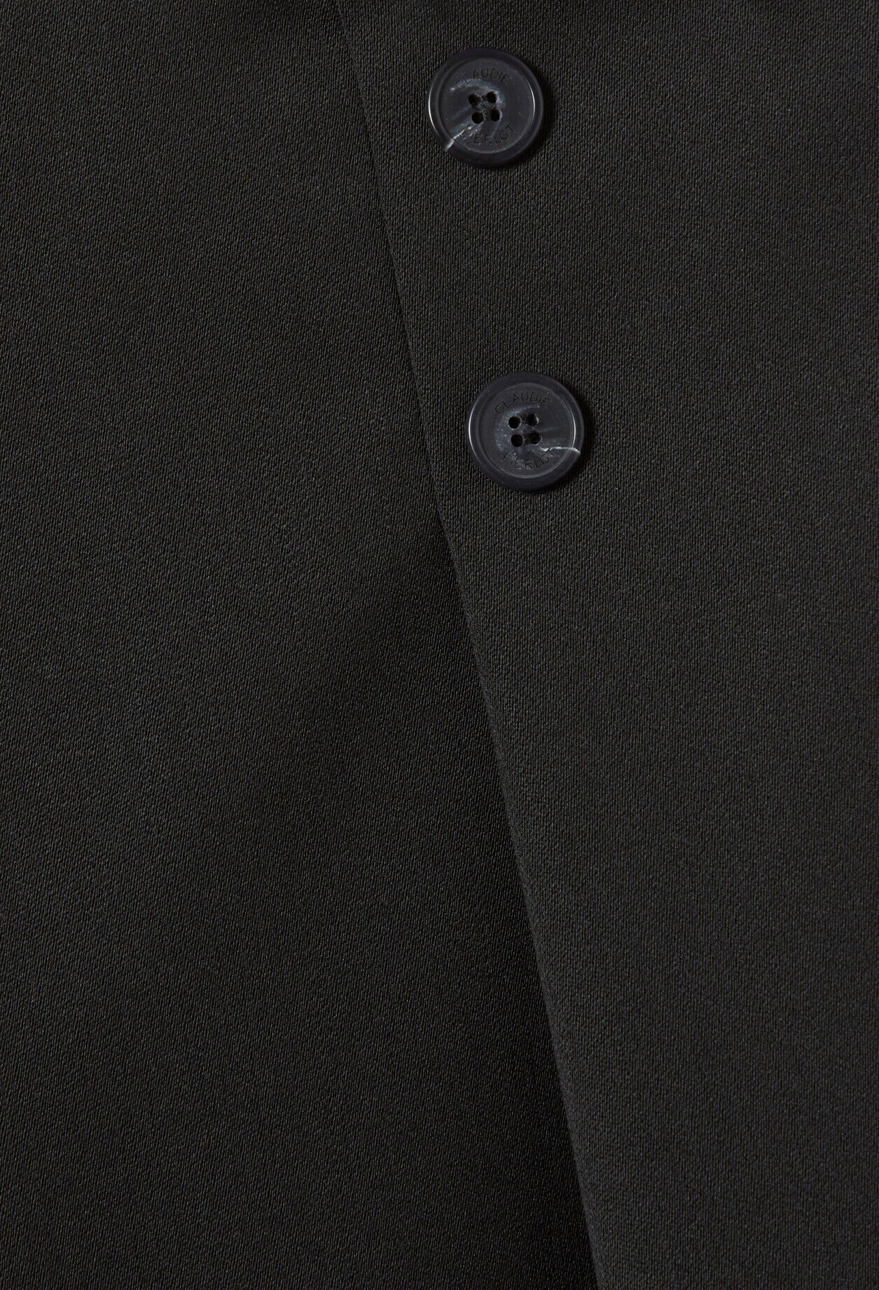 Pantalon large laine mélangée