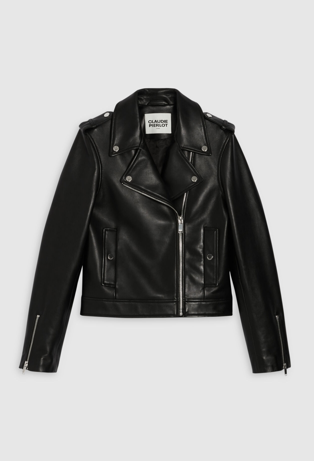 Blouson cuir noir