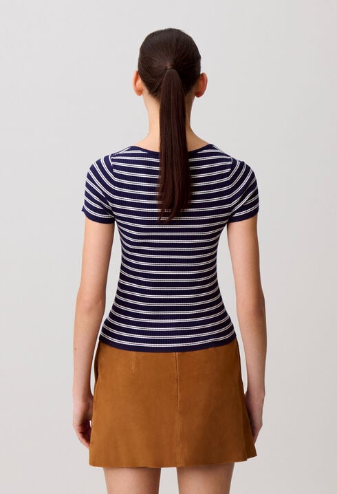 Top maille fine