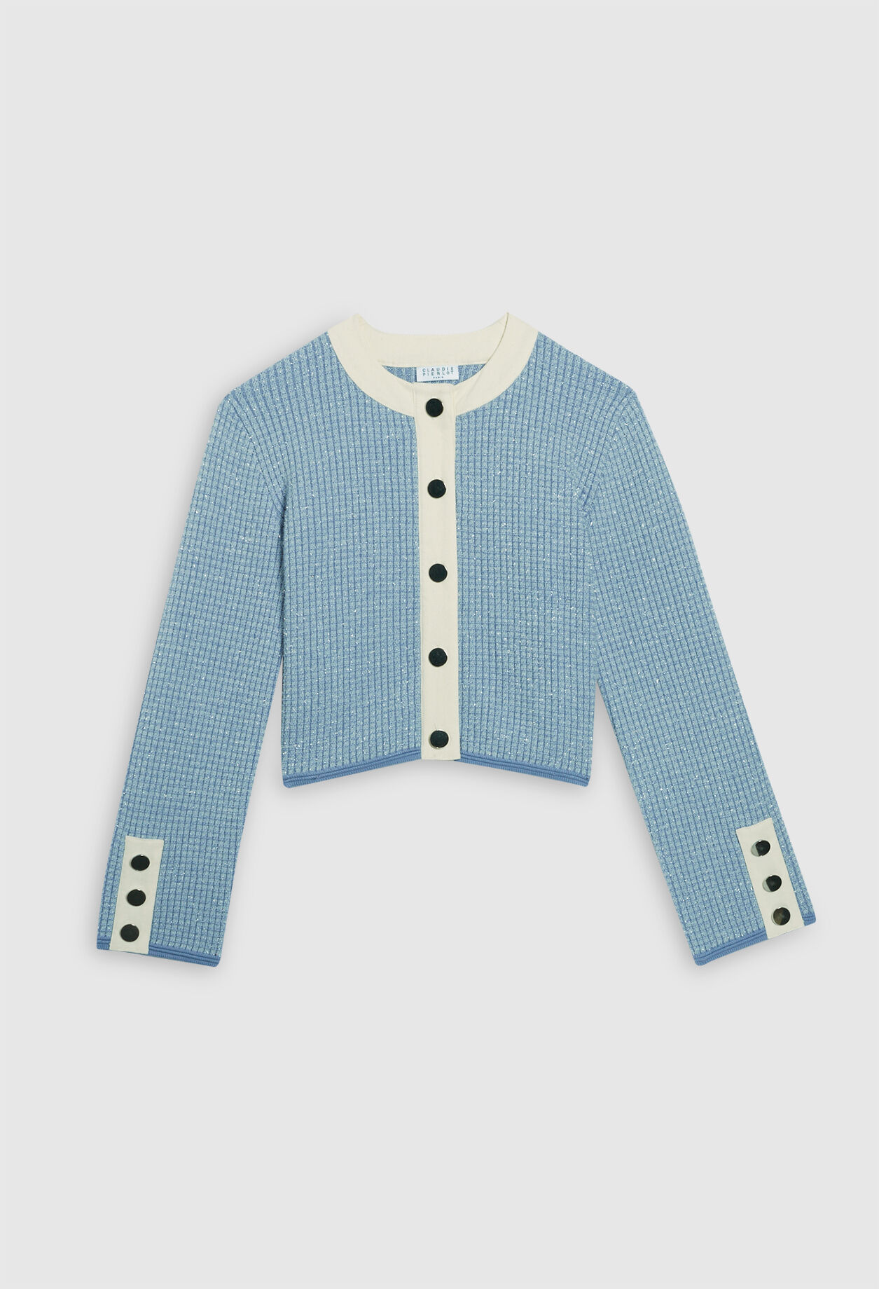Cardigan façon tweed