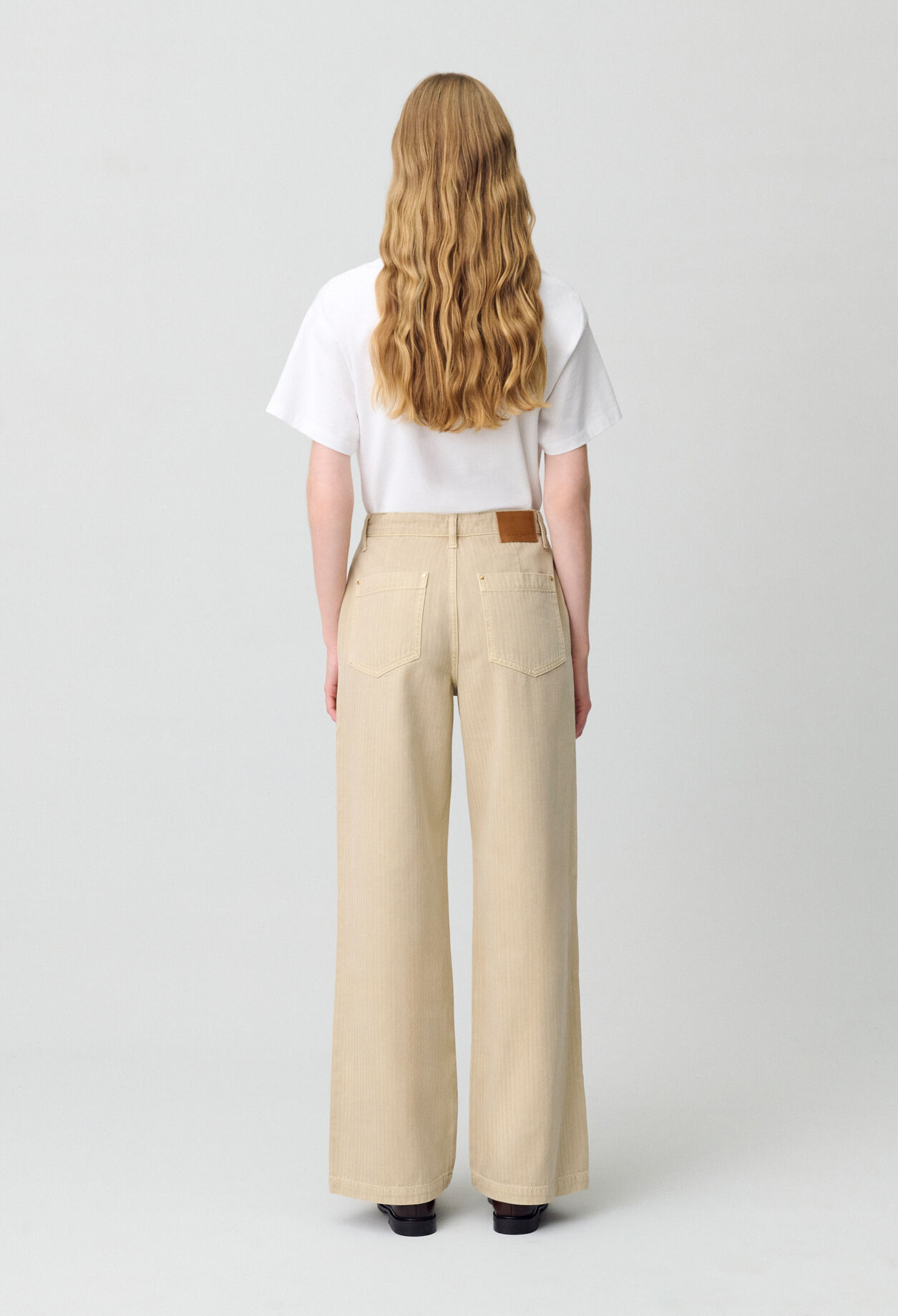 Jean denim droit