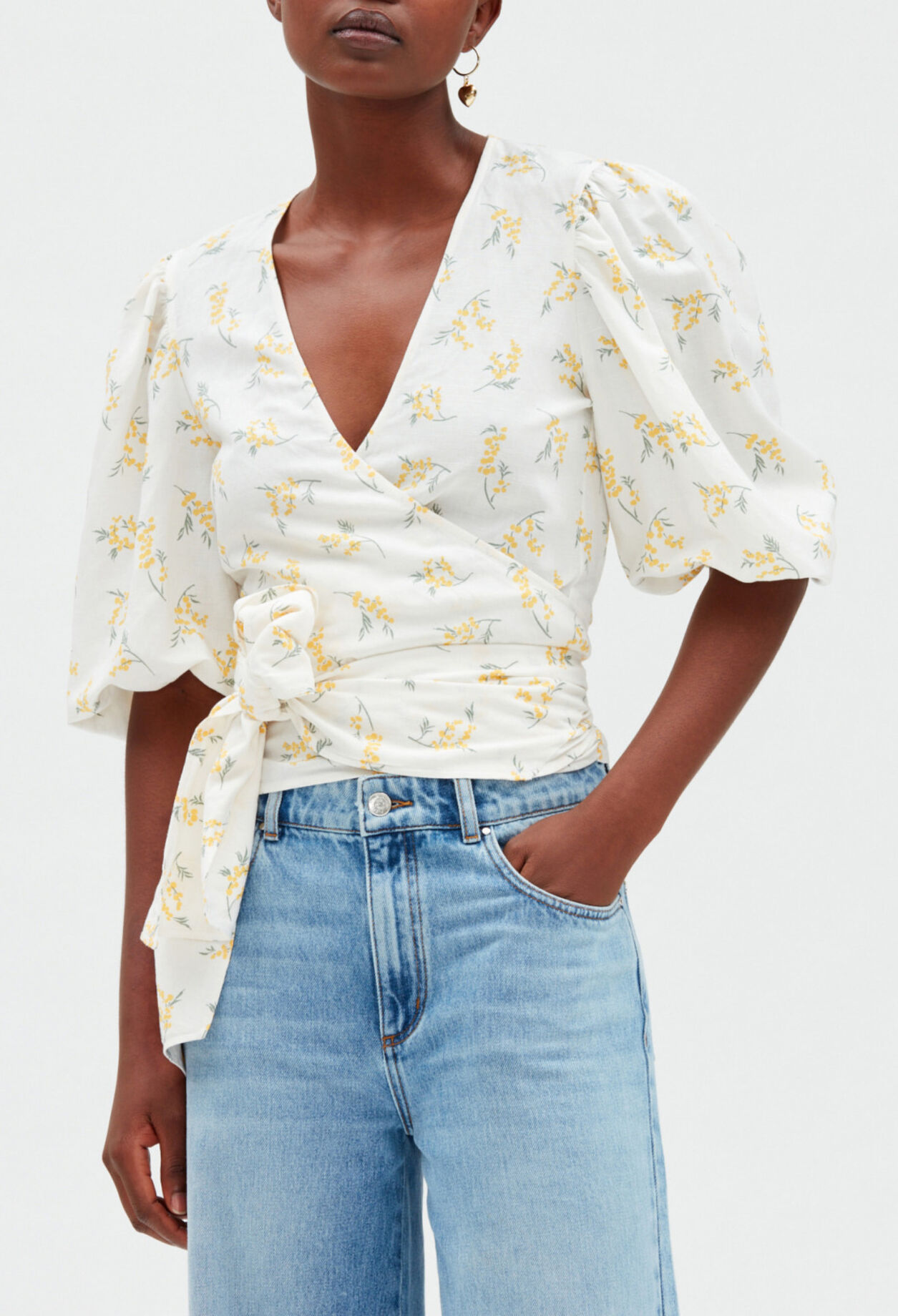 Blouse courte mimosa