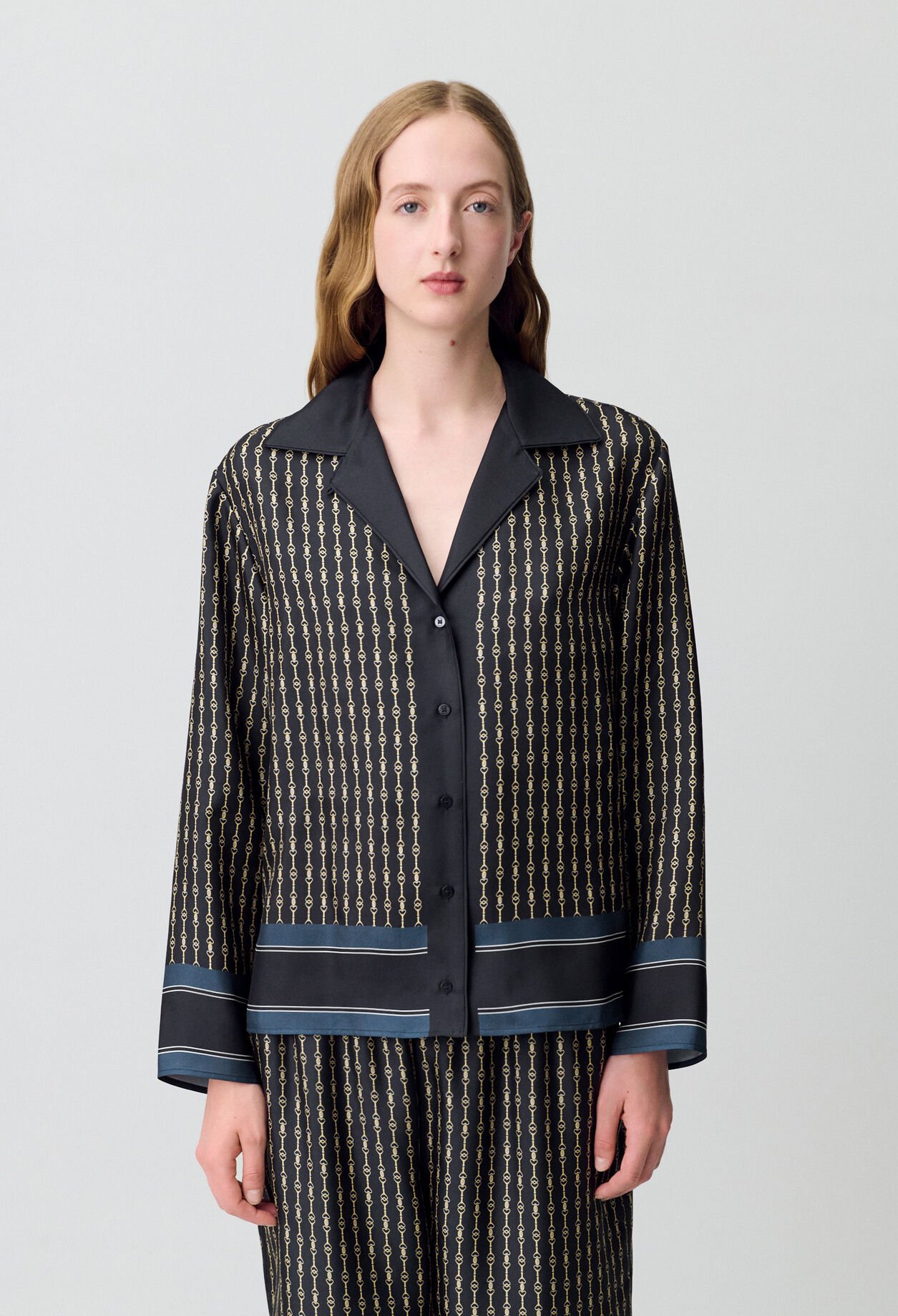 Chemise soie fluide