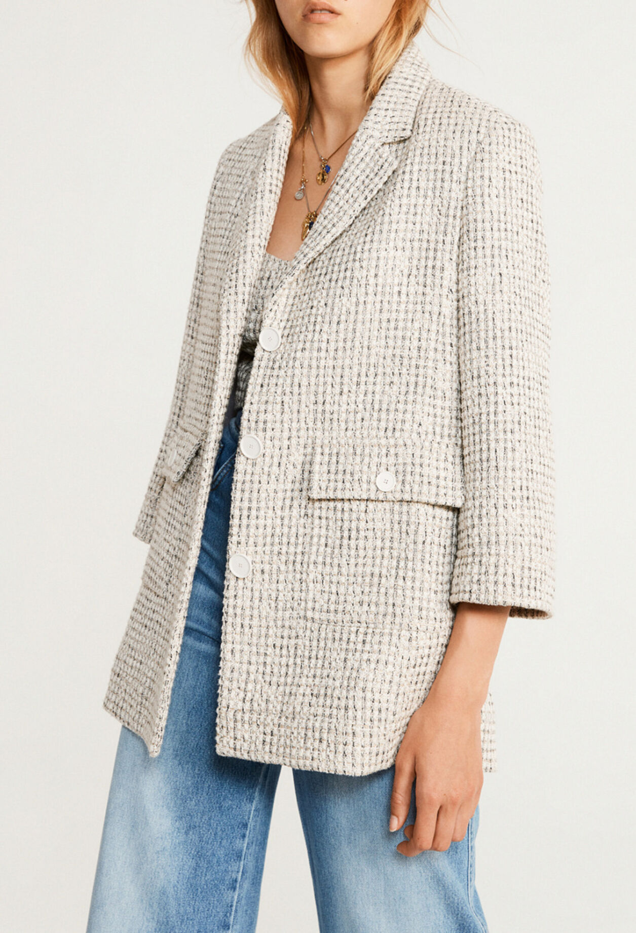 Veste à carreaux
