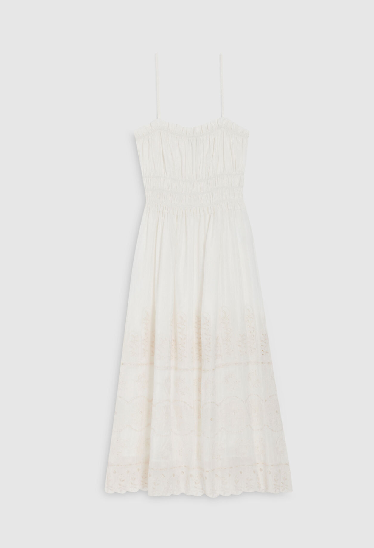 Robe midi écrue
