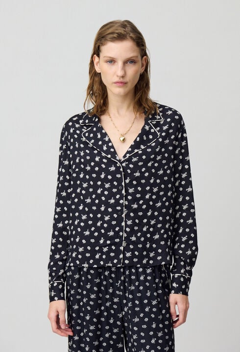 Chemise fluide courte