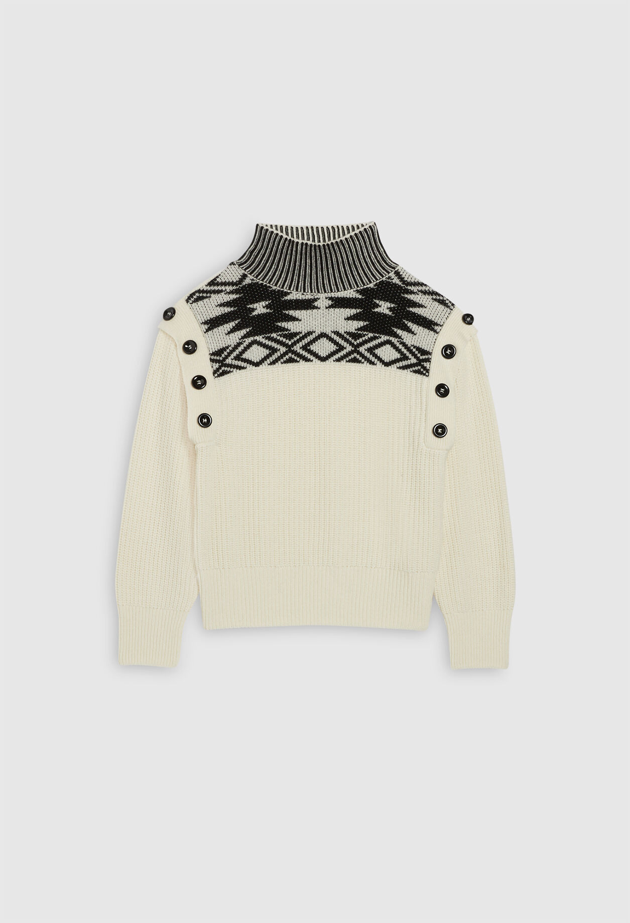 Gros pull en laine mélangée