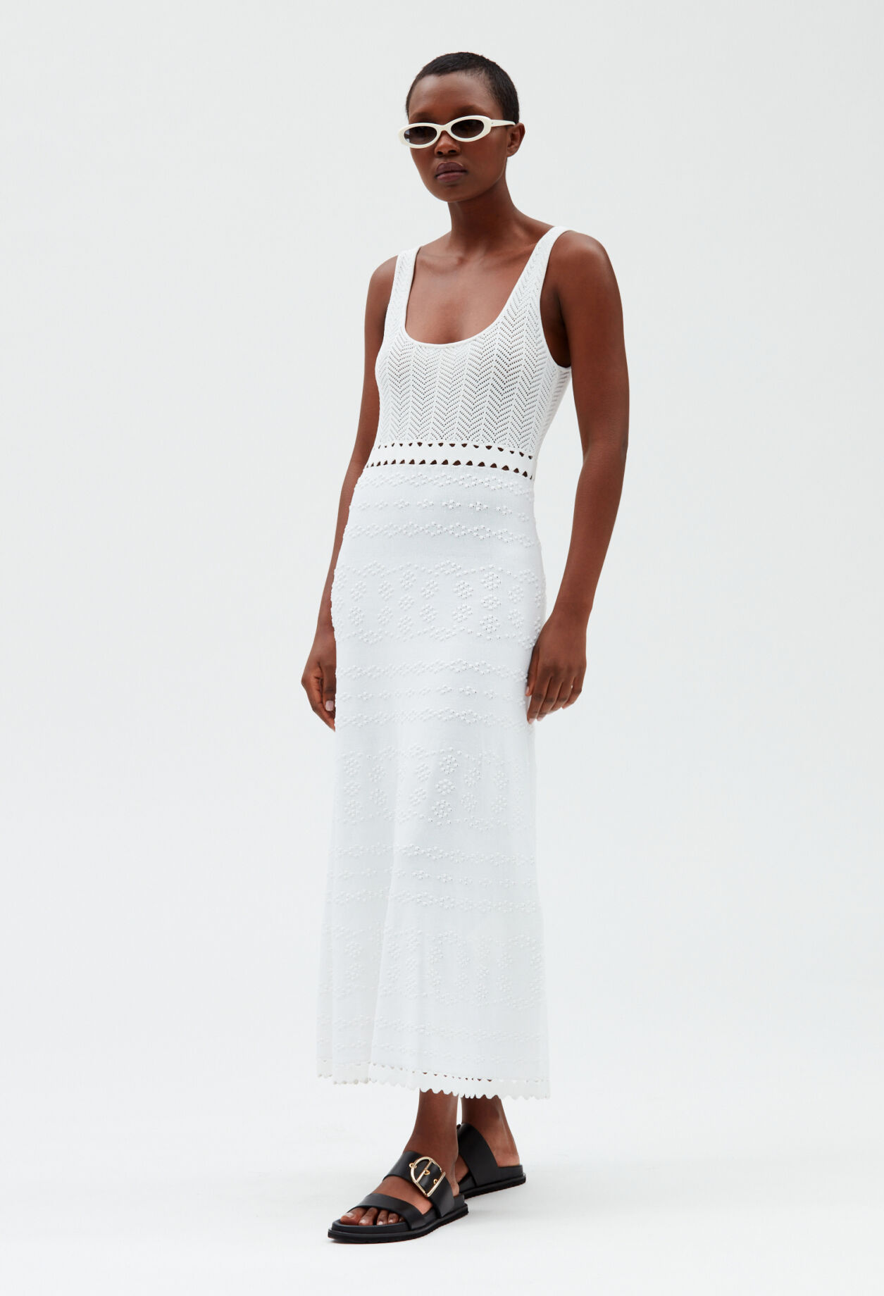 Robe midi maille