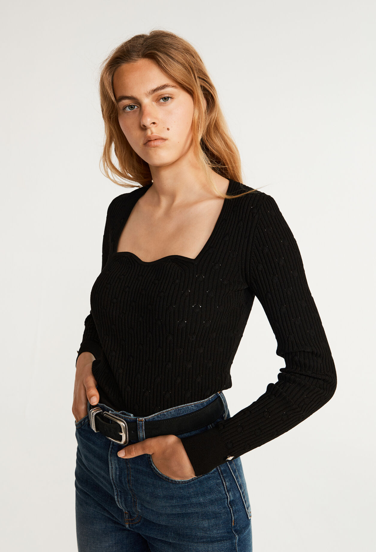 Pull côtelé