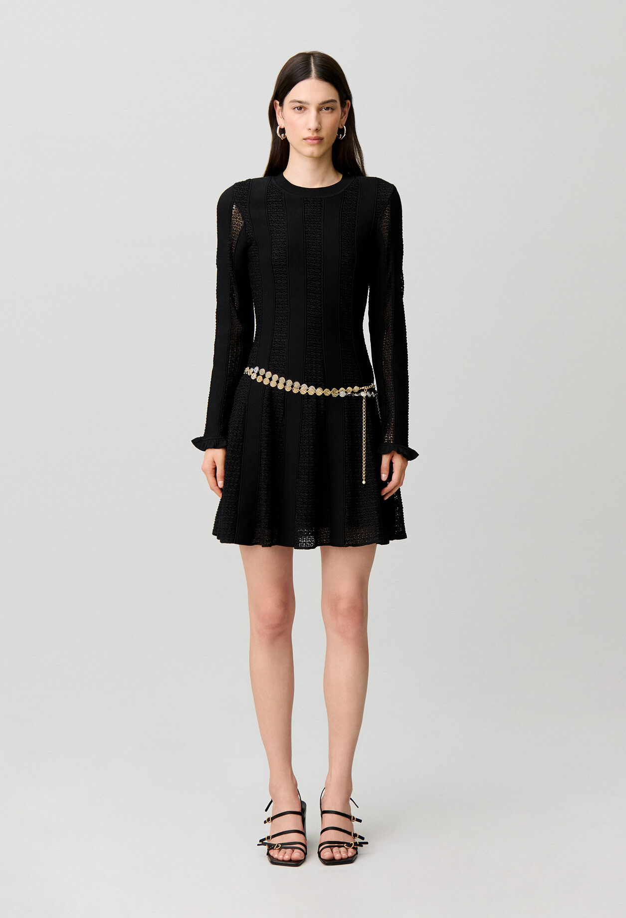 Robe patineuse maille lurex