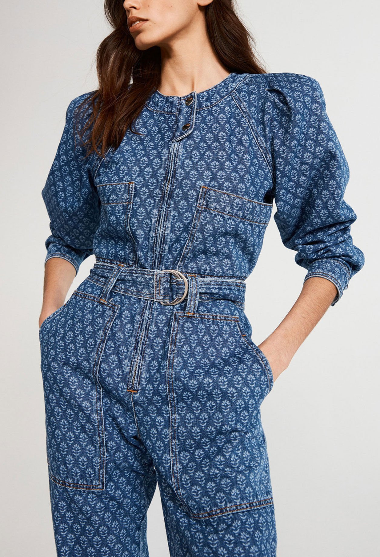 Combinaison en denim économe en eau