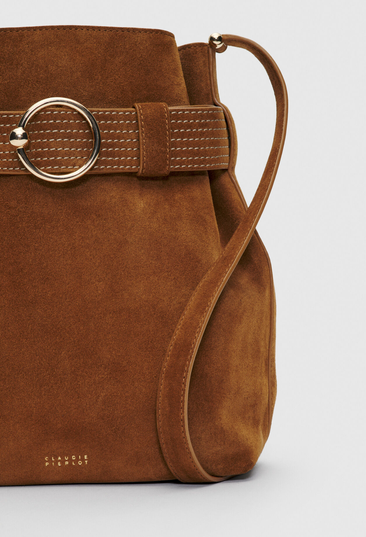 Sac seau en daim discount